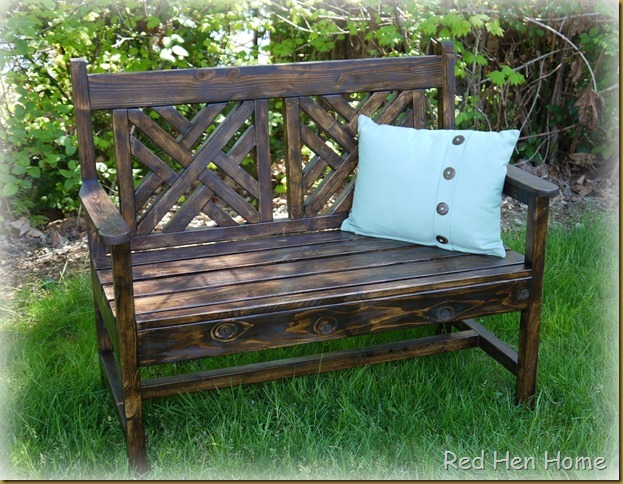 Red Hen Home woven bench 2