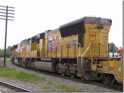 IMG_6305 Union Pacific SD70M #3796 at Peninsula Jct on May 12, 2007