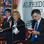 alla presentazione del libro di Paolo Russo alla libreria Guida Portalba di Napoli con lautore, Stefania Craxi e Pietro Longo