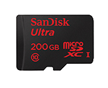 Ultra microSDXC Black - UHS-I C10 200GB