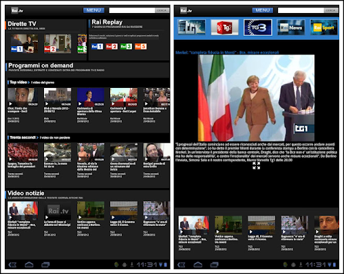 Rai TV per Android Rai TV per Android