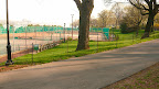 A brief detour off Cherry Walk takes me around the 96th Street Clay Tennis Courts. At one time, much of the green space around the courts was a run down, weed choked, neglected patch of litter strewn sadness. The courts and gardens are part of the Riverside Clay Tennis Association.