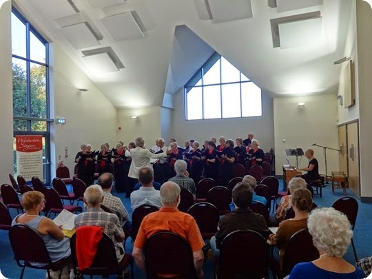 The Wistaston Singers perform at St Peters Church Hall Elworth