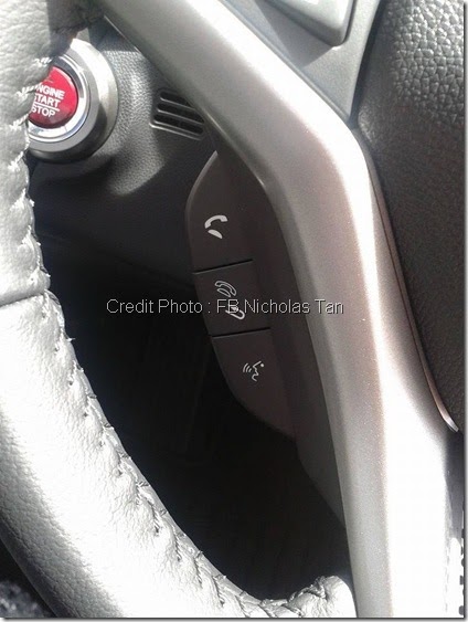 Bluetooth Call control on the Steering Honda city 2014