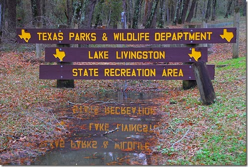 Lake Livingston Sign