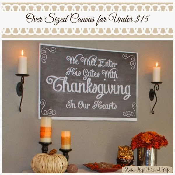 over sized canvas art for under $15.jpg Over sized canvas art for under $15