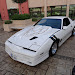 White Pontiac Firebird