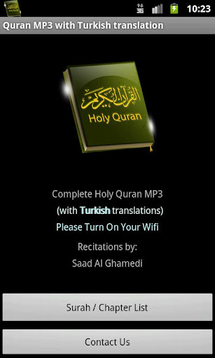 Quran MP3 With Turkish