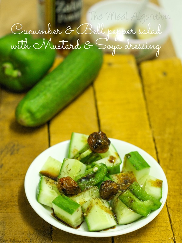 Cucumber & Bell pepper salad