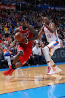 lebron james nba 130214 mia at okc 15 LBJ Powers Heat in new PEs. Ends Streak by Shooting ONLY 58%.