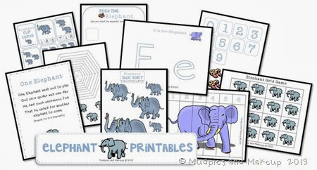 Elephant Printables Free