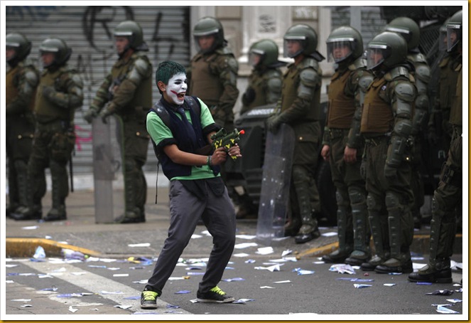 APTOPIX Chile Demonstrations