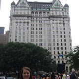 Debbie at the Plaza Hotel in New York