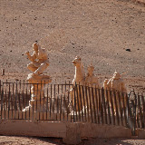 Flaming mountains - statues journey to the west