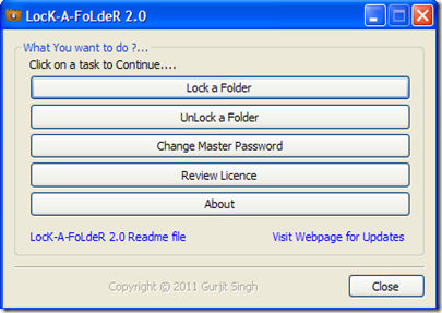 Lock a Folder
