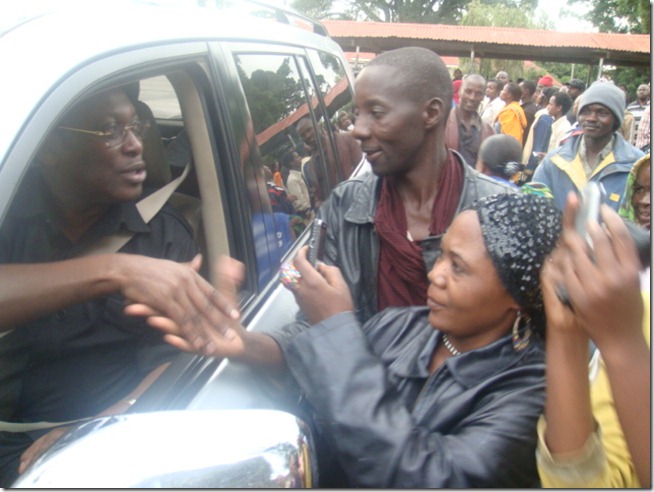 Women at Mt Meru grounds eager to gve hands to Mbowe
