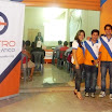 Los miembros del Frente de Juventudes que participaron en la organización del evento