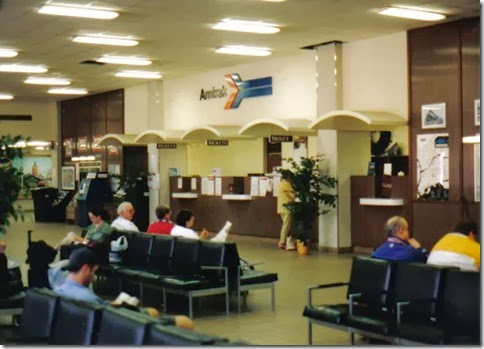 Ticket Counter at the Amtrak Station in Milwaukee, Wisconsin in May 2003