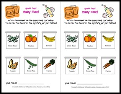Sibling Shower Baby Food Game Sibling Shower Baby Food Game