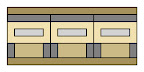 airport (ticketing), 2004, digital c-print on sintra panel, 10 x 20 in.