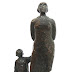 Object: 06347 - Moeder en kind - 39 cm - € 2250,=