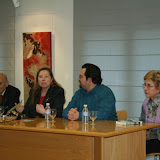 Presidencia con el Maestro Berná;Consuelo Giner; Valeriana Llacer y Concejal de Cultura Manue l Vicente.l