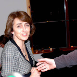 Ann Armstrong with a mysterious hand