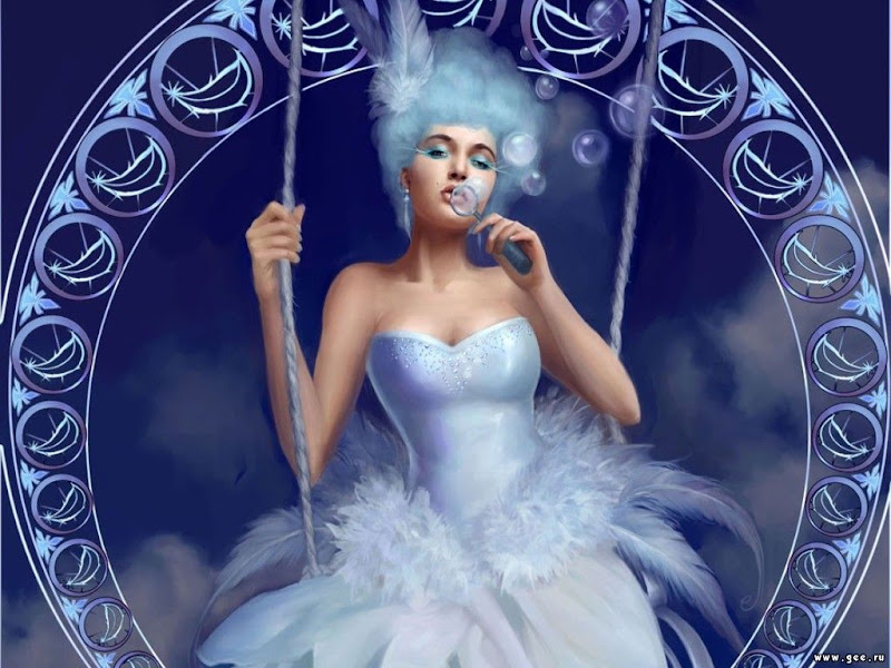 Air Bubbles Of White Lady, Magic Beauties 3