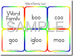 Word Family (oo)