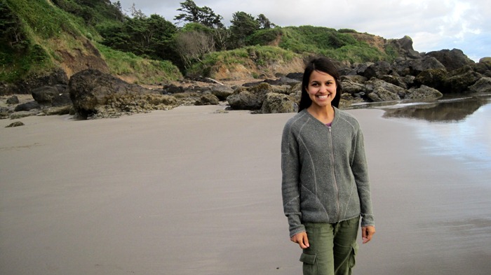 Brooke on Indian Beach