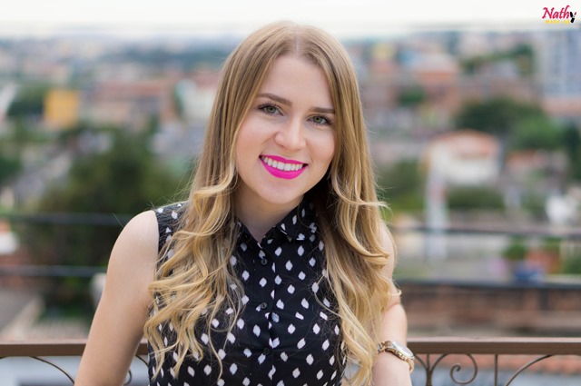 retrato com fundo desfocado