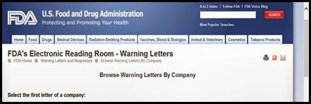Warning Letter Warning Letter