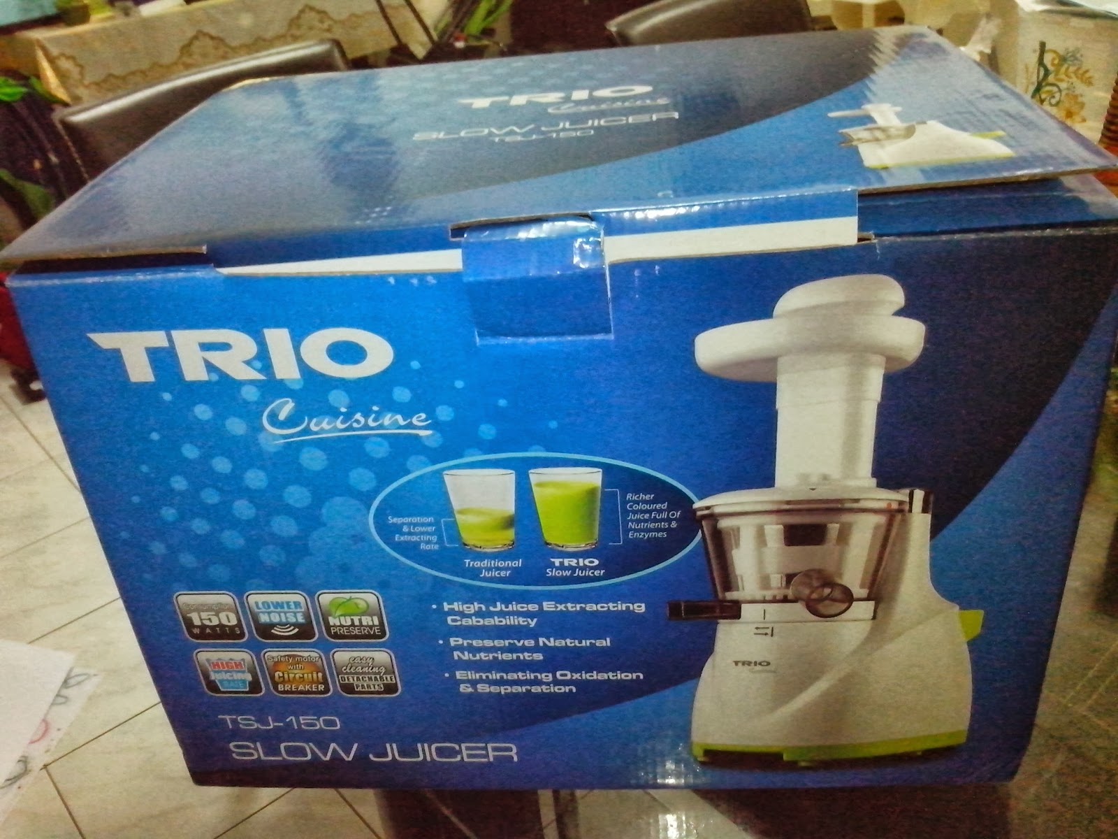 It s My World...Citiee s World: TRIO SLOW JUICER