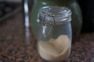 Sift together the dry ingredients (like this one) in a medium bowl.