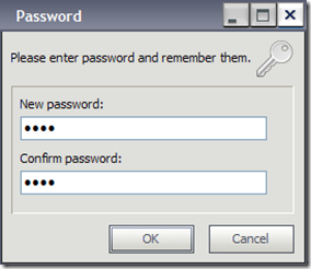 Hide Folders settare password di protezione