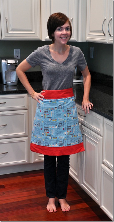 Easy Sew Apron Pattern and Tutorial