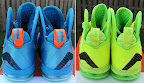 nike lebron 9 ps elite lebron pe china 3 00 Closer Look at Nike LeBron 9 P.S. Blue Flame and Tennis Balls PEs