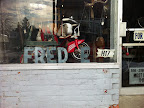 This store, Fred E. Trout antiques had lots of critters mulling about to greet customers!