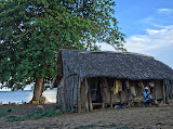The headman and his house at one of the villages on the east side of Nosy Mitsio. Madagascar6 - 079.jpg