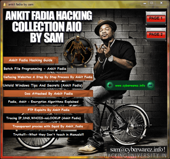 Ankit Fadia Hacking eBooks 
Collection Download