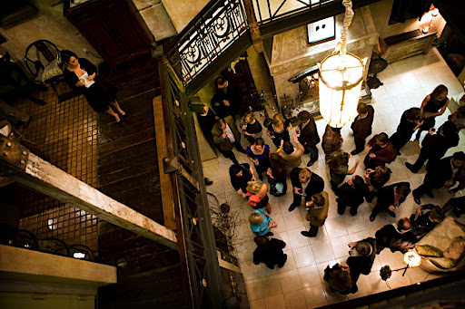 Following dinner, there was a cocktail party for 80 guests. Following dinner, there was a cocktail party for 80 guests.