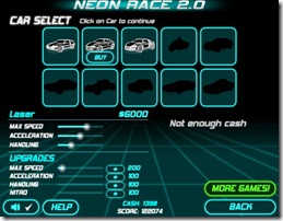 Neon Race 2 free web game (2)
