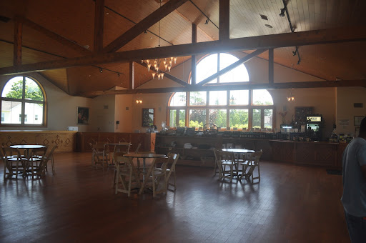 The main reception space. The light wood gives the whole space an airy feel.