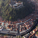 Takoj ko smo poleteli z balonom iz ljubljanskega Tivoljija se nam je prikazal center Ljubljane.