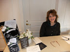 Debi Zeinert, of The Blooming Quill, came to write couple's names in gorgeous calligraphy.