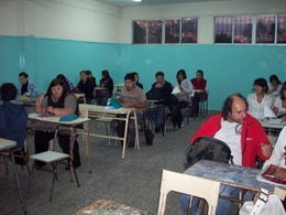 Alumnos del Primer año de la UBA en La Costa en su primer día de Clase Alumnos del Primer año de la UBA en La Costa en su primer día de Clase