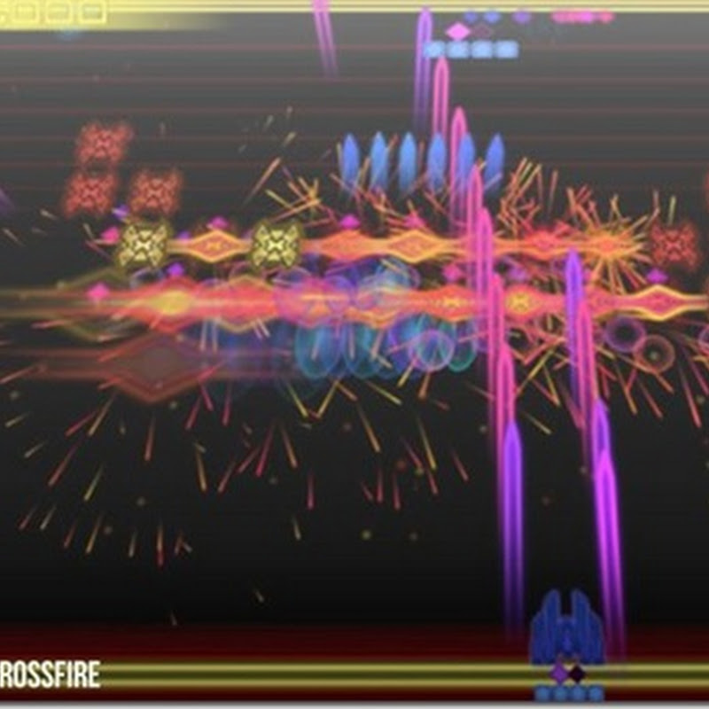 Spiele-App: In dem farbenfrohen Chaos von Super Crossfire machen Sie den Invasoren aus dem Weltall von allen Seiten die Hölle heiß