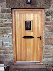 Oak entrance door set