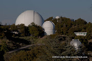 Partial solar eclipse viewed from Mt. Hamilton east of San Jose, California.