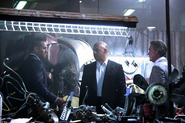 Kurt Russell a Halálos iramban 7 forgatásán
